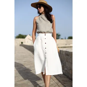 Dámská sukně Lotika Česká propínací sukně Lotika ze 100% konopí Excellent quality 786136