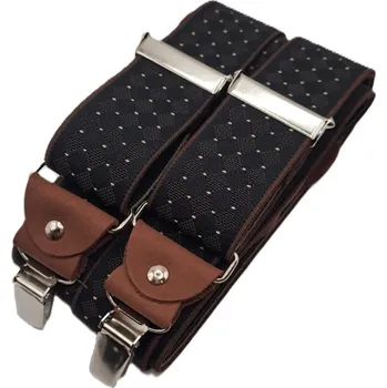 Kšandy Pánské šle Koka - hnědé