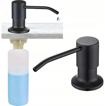 Dávkovač mýdla Dávkovač Terra Home Premium 300 ml černý