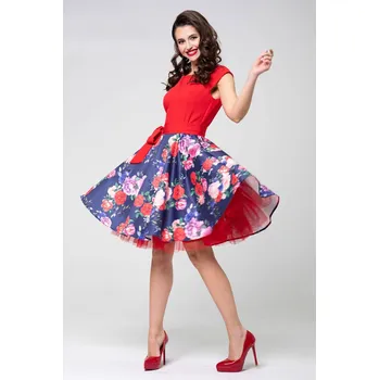 Dámské šaty TopMode Něžné šaty s květinovým potiskem 814919