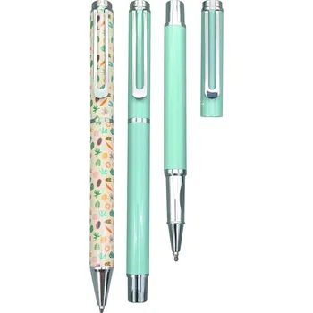 Dárková sada Stella, kul. pero 1,0mm, roller 1,0mm, krabička, modrá A14