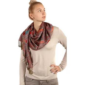 Šála TopMode Vzorovaná šála s třásněmi 272940
