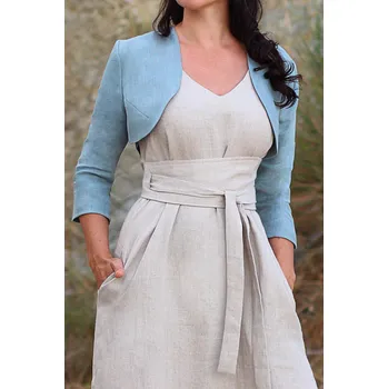 Bolerko Lotika 100% lněné krátké bolerko Lotika 904011