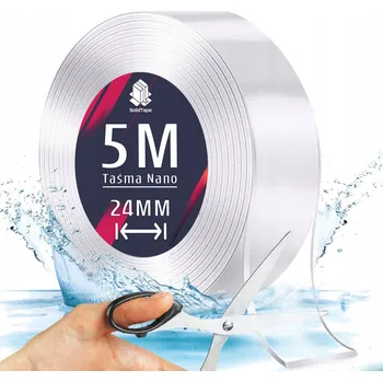 Oboustranná lepicí páska SolidTape 24 mm x 5 m voděodolná, opakovaně použitelná