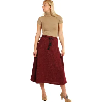 Dámská sukně TopMode Dlouhá dámská úpletová sukně 293012