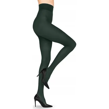 Dámské punčochy MONA Tina Soft Touch 40 den punčocháče z mikrovlákna zelené 2-S Opal green