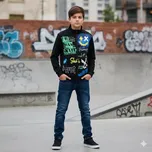 Chlapecká mikina Kugo GM8719 černá