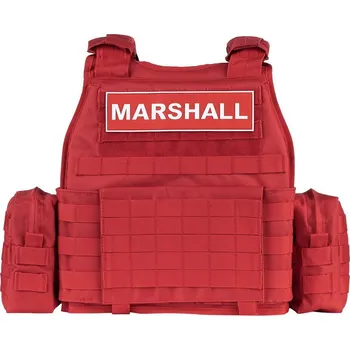 Pánská vesta 101INC Vesta taktická Marshall ČERVENÁ