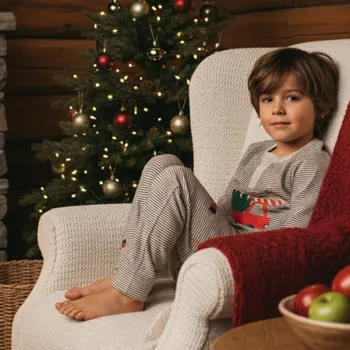 Dámské pyžamo LIEWOOD Pyžamo Wilhelm - Holiday vehicle / Stripe navy Velikost: 98