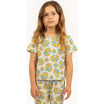 Dívčí tričko Dětské tričko Tinycottons FLOWERS TEE SS25.042 béžová 80X, vel. 104