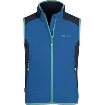 Chlapecká bunda Trollkids Schwarz/ Blau 6188704 176