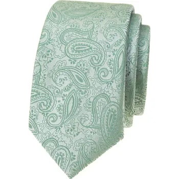 Kravata Avantgard Kravata SLIM LUX, 571-22609, Zelená/šalvějová