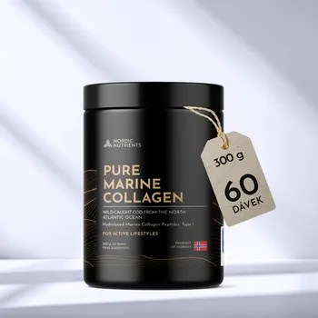 Speciální výživa Nordic Nutrients Pure marine collagen Prémiový mořský kolagen z divoce lovených tresek
