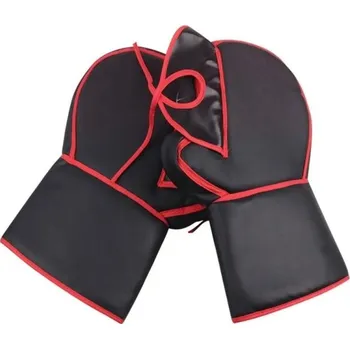 Moto rukavice Silné motocyklové návleky na řídítka Nepromokavé větruvzdorné unisex černé ochrana rukou pro jízdu v nepřízni počasí