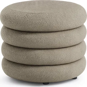 Taburet Taburet Mollis bouclé moka