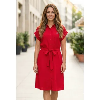 Dámské šaty Dámské šaty ALTISPORT ENJELA ČERVENÁ XS