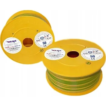 elektrický kabel Vodič LGY/H05V-K 2,50 mm2 50 m Zeleno-Žlutý