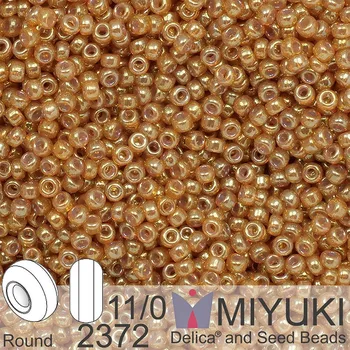 Korálek Korálky Miyuki Round 11/0. Barva 2372 Ceylon Translucent Spice. Balení 5g