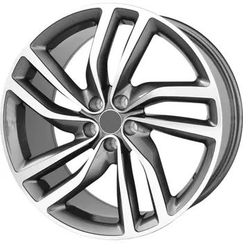 Auto-moto Alu kola Racing Line HE721, 20x8.5 5x108 ET40, šedivá + leštění