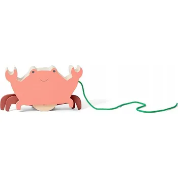 Tahací hračka BS Toys veselý krab 10x18x4,5 cm