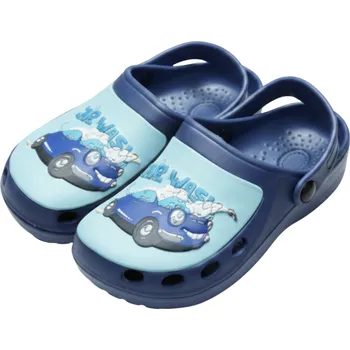 Chlapecké pantofle CHLAPECKÉ GUMOVÉ NAZOUVÁKY tm.modré Bellgame GY2425C (Chlapecké nezateplené gumové nazouváky)