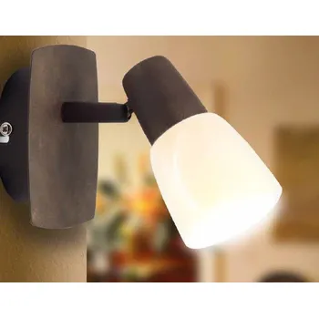 Bodové svítidlo Brilliant 17810/56 Nástěnné svítidlo MILOS rustikální hnědá