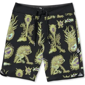 Chlapecké plavky VOLCOM plavky - Fa Tetsunori Mod Scallop (BLK) velikost: 22