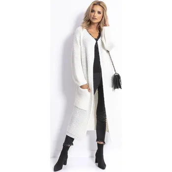 Dámský svetr TopMode Vlněný kardigan s kapsami 578916