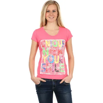 Dámské tričko TopMode Dámské barevné tričko s krajkou 112638