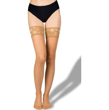 Dámské punčochy TopMode Samodržící punčochy s krajkou 1054859