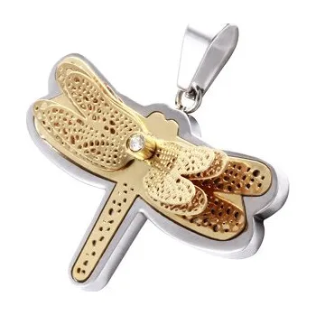 Přívěsek TopMode Přívěsek vážka s kamínkem 702348