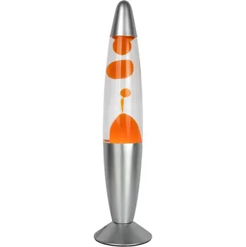 Stojací lampa GIFTMARKET - Oranžová lávová lampa. Včetně noční lampičky se 2 žárovkami. Vtipný dárek pro