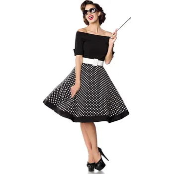 Dámské šaty TopMode Vintage puntíkaté dámské šaty 452188