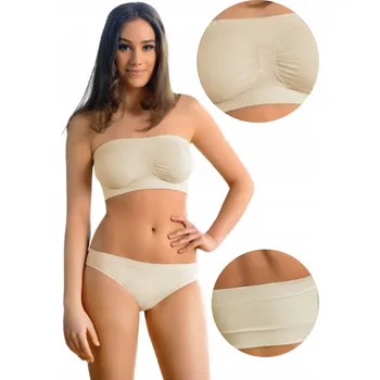 Dámské oblečení PODPRSENKOVÝ PÁS L/XL béžový