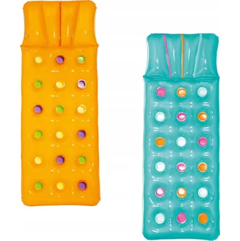 Prostěradlo MATRACE NAFUKOVACÍ PLOVOUCÍ POMERANČOVÁ NA VODU 188 X 71 CM