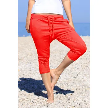 TopMode Jednobarevné dámské baggy tepláky 683359