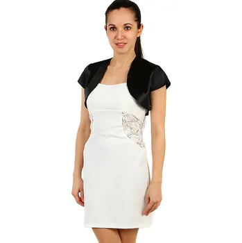 Bolerko TopMode Saténové bolerko s krátkým rukávem 441209