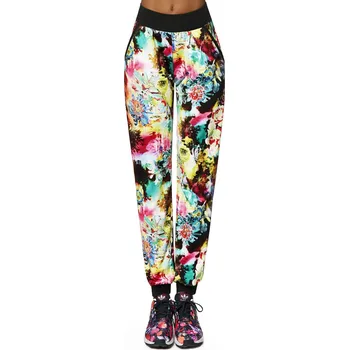 TopMode Sportovní barevné tepláky z funkčního materiálu 672200