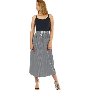 Dámské šaty TopMode Letní maxi proužkované šaty 460224