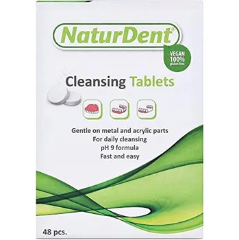 Péče o zubní náhradu Naturdent Čisticí tablety na zubní protézy 48 ks - tablety