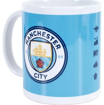 MANCHESTER CITY FC Hrnek Manchester City FC, modrý, 315 ml