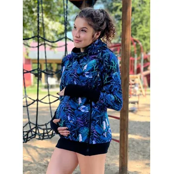 Těhotenská móda Nosící mikina 5v1 Corinne - Magic Forest Velikost: M