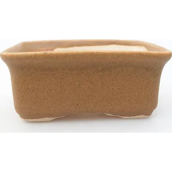 Květináč Mini bonsai miska 8 x 6,5 x 3,5 cm hnědá