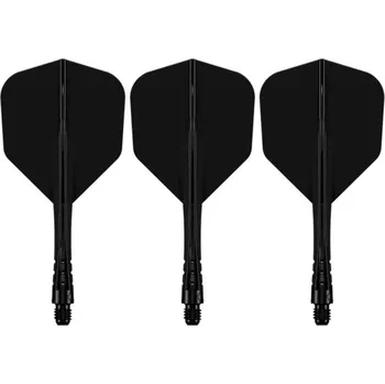 Příslušenství pro šipky Mission Letky Force 90 Vortex - Standard No6 - Midi - Solid Black F4565