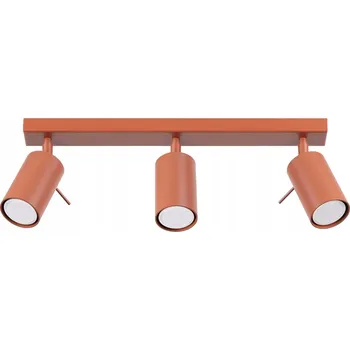 Obdélníkový Stropní Svítidlo SOLLUX LIGHTING 6 x 45 cm, červený