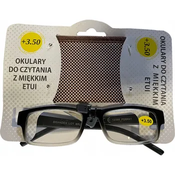 Brýle na čtení BRÝLE NA ČTENÍ S POUZDRO Brandex +3,5