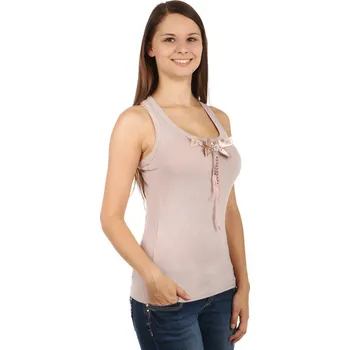 TopMode Dámské romantické tílko s mašlí 69714