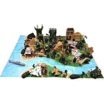 Figurka Sada hraček - plastových modelů KOMBAT FORCE 130 kusů