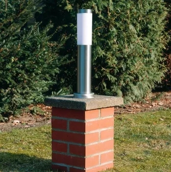 Stojací lampa Brilliant 43684/82 Nízké stojací svítidlo CHORUS ocel IP44