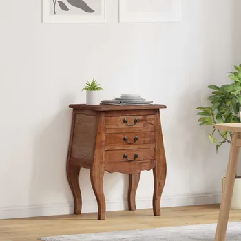 Truhla vidaXL Úložná truhla 48 x 35 x 64 cm Masivní mahagonové dřevo [42012409]